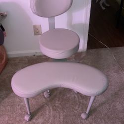 Plus Meditation Chair, Cross-Legged Chair with Wheels, Cross-Legged Desk Chair with Lumbar Support and Adjustable Stool, Flexible Design for Fidgety P