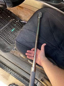 Snap on torque wrench