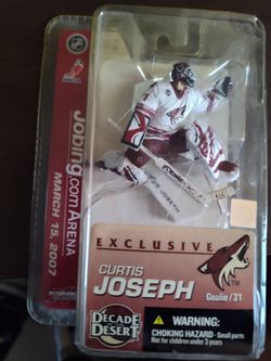 Curtis Joseph goalie figurine collectible