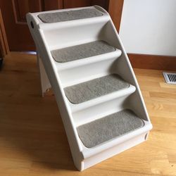 4 Step Folding Dog Pet Stairs