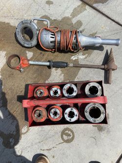 Rigid Pipe Threader, Hand Threader Remmer and threader dies