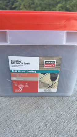 Simpson Strong-Tie Deck-Drive DSV Wood Screws #10 x 3"