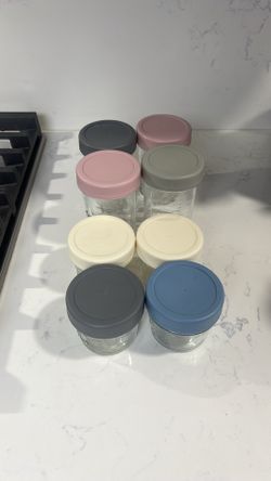 Baby food storage-glass
