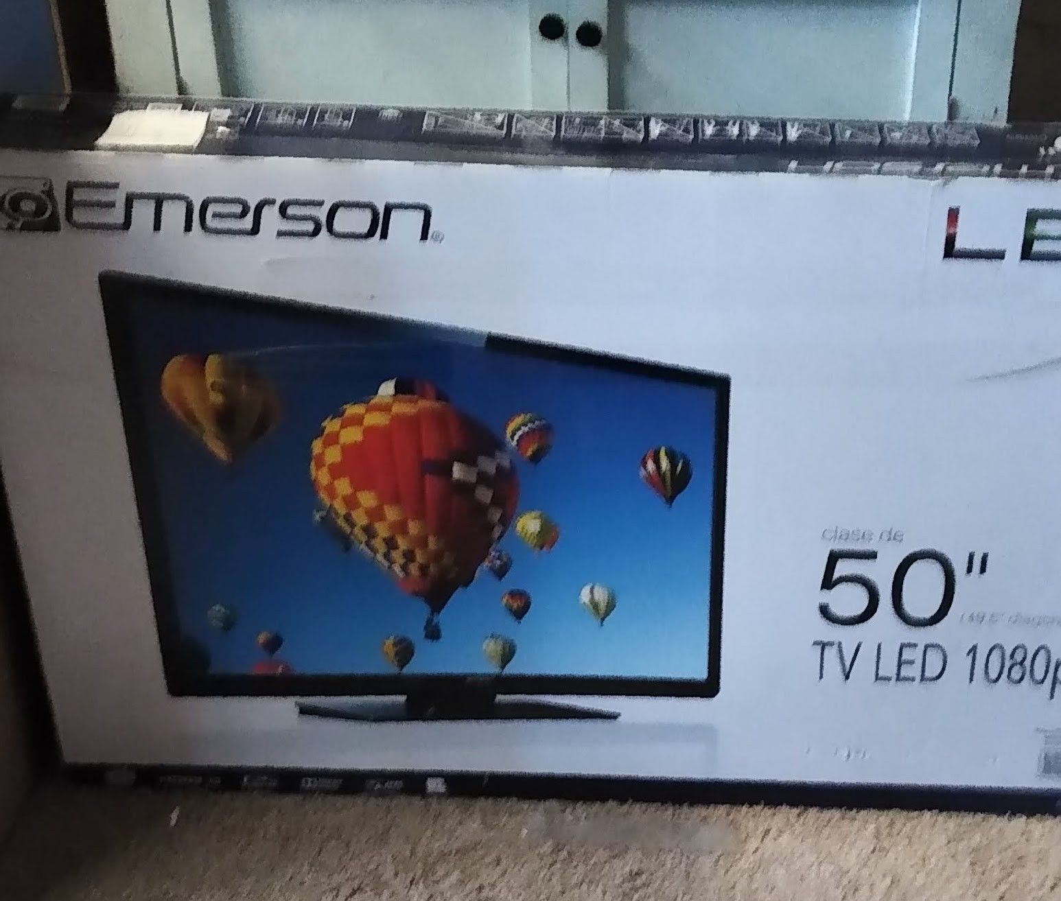 Not a smart TV..Never been used 50" Emerson tv