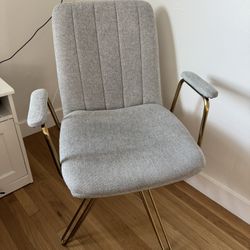Grey Armchair/Office Chair