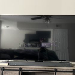 Samsung 65” TV and samsung soundbar and subwoofer