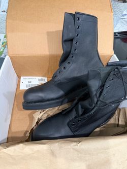 Steel Toe Safety Boots, size 9W