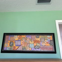 Modern art framed sculptured art