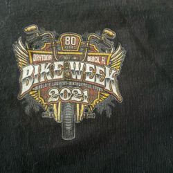 DAYTONA Bike Week 80th Anniversary XL SHORT SLEEVE T SHIRT 
