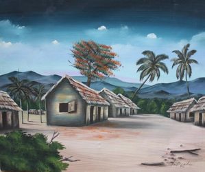 Original Haiti painting Acrylic on Canvas
