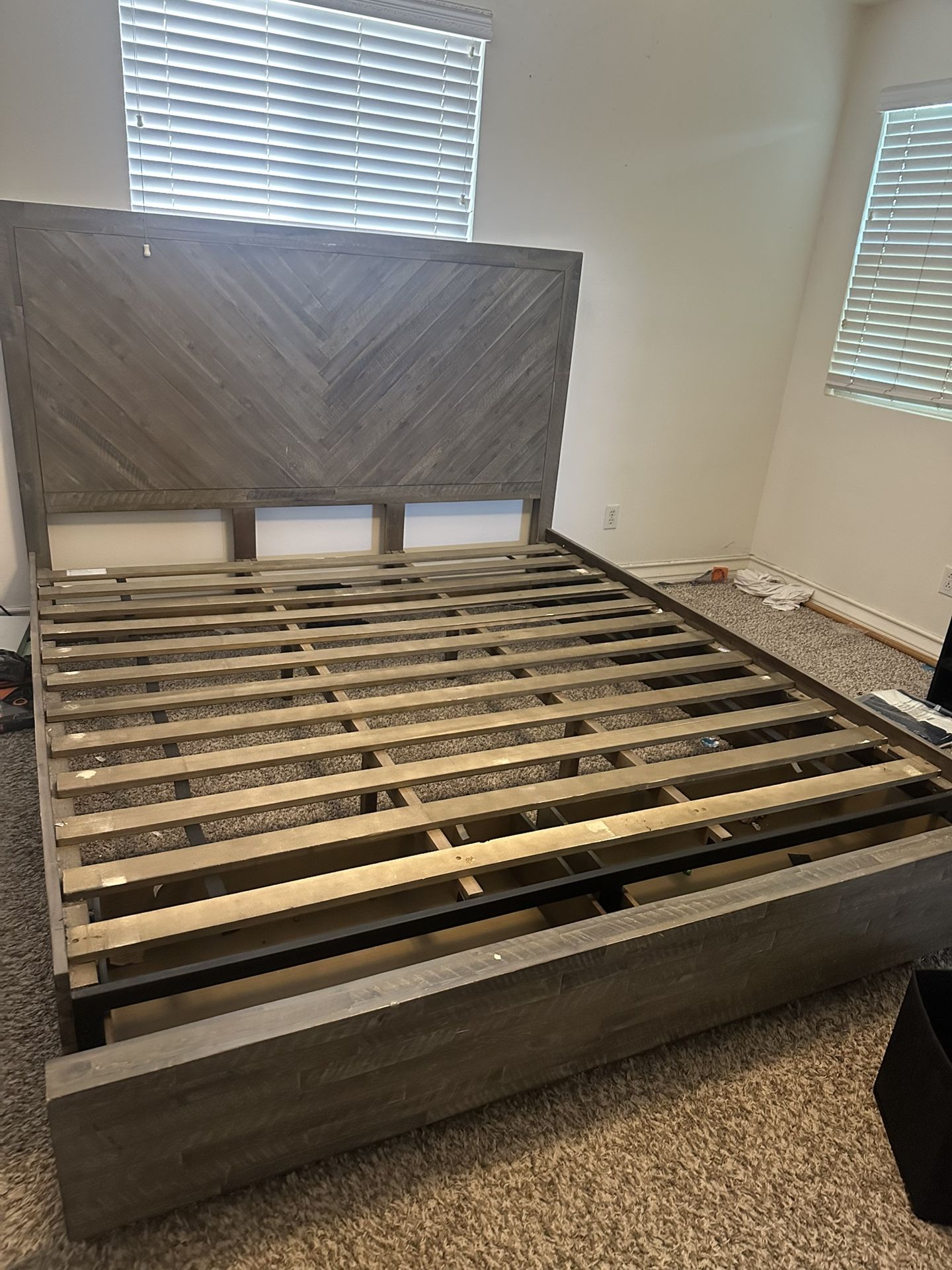 King Size Bed Frame (LIKE NEW) $220