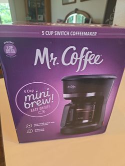 Mr Coffee 5 cup mini brew coffeemaker