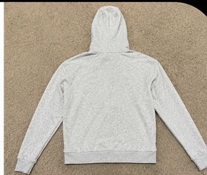 Grey blank zipup hoodie