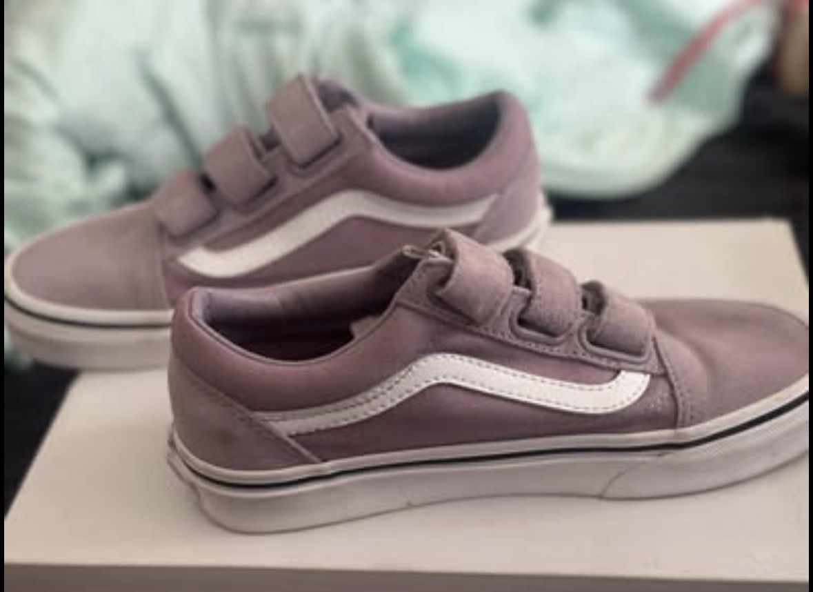 Lavender Old Skool Vans Size 3.5
