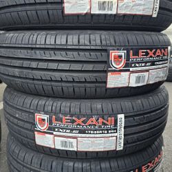 4 NEW TIRES 175/65/15 LEXANI  50k Miles Warranty $300  PLUS TAX 🐝 🛞 FREE INSTALLATION 🐝 🛞 