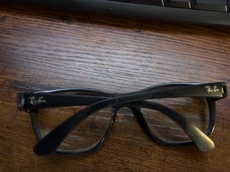 Ray Ban Black Frames with case