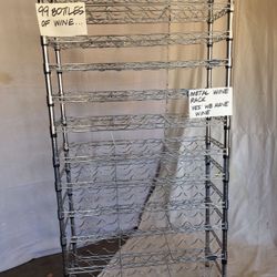 WINE RACK -Organized Living brand Wine storage, holds 99 bottles 