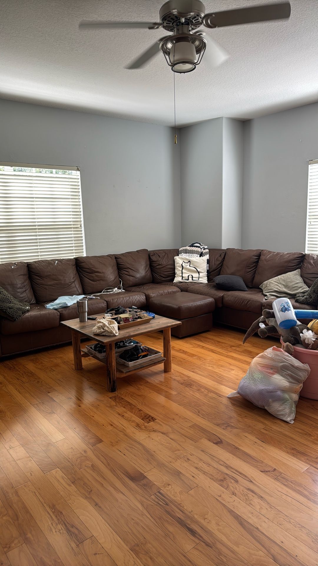 Leather Sectional Couch