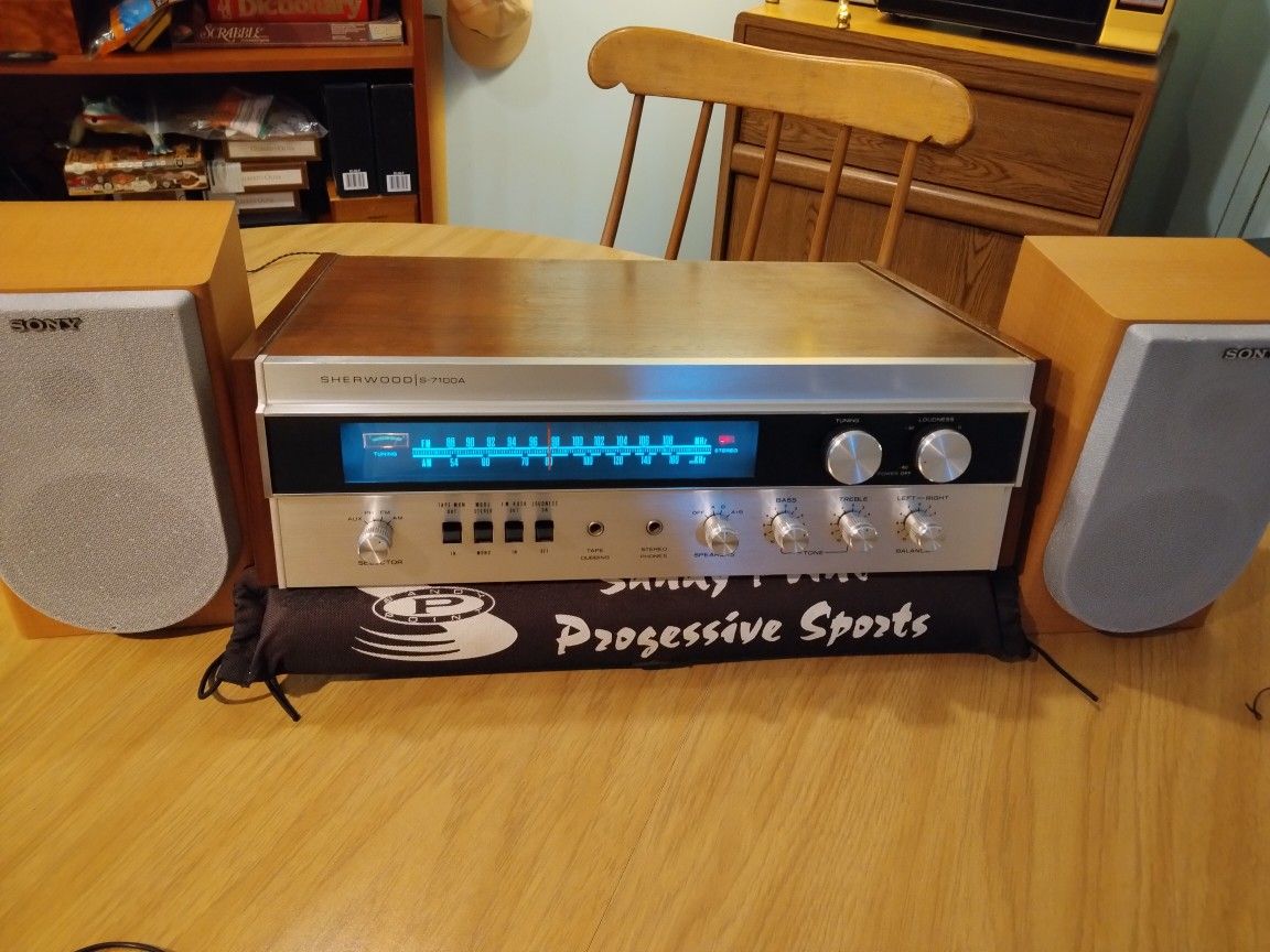 SHERWOOD VINTAGE 1970/71 AM FM STEREO RECEIVER AMPLIFIER