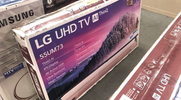 LG uhd tv 55 inch 6HT9