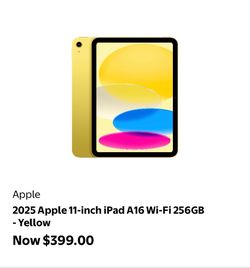 Apple IPad A16 10th Generation