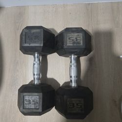35lbs Dumbells 