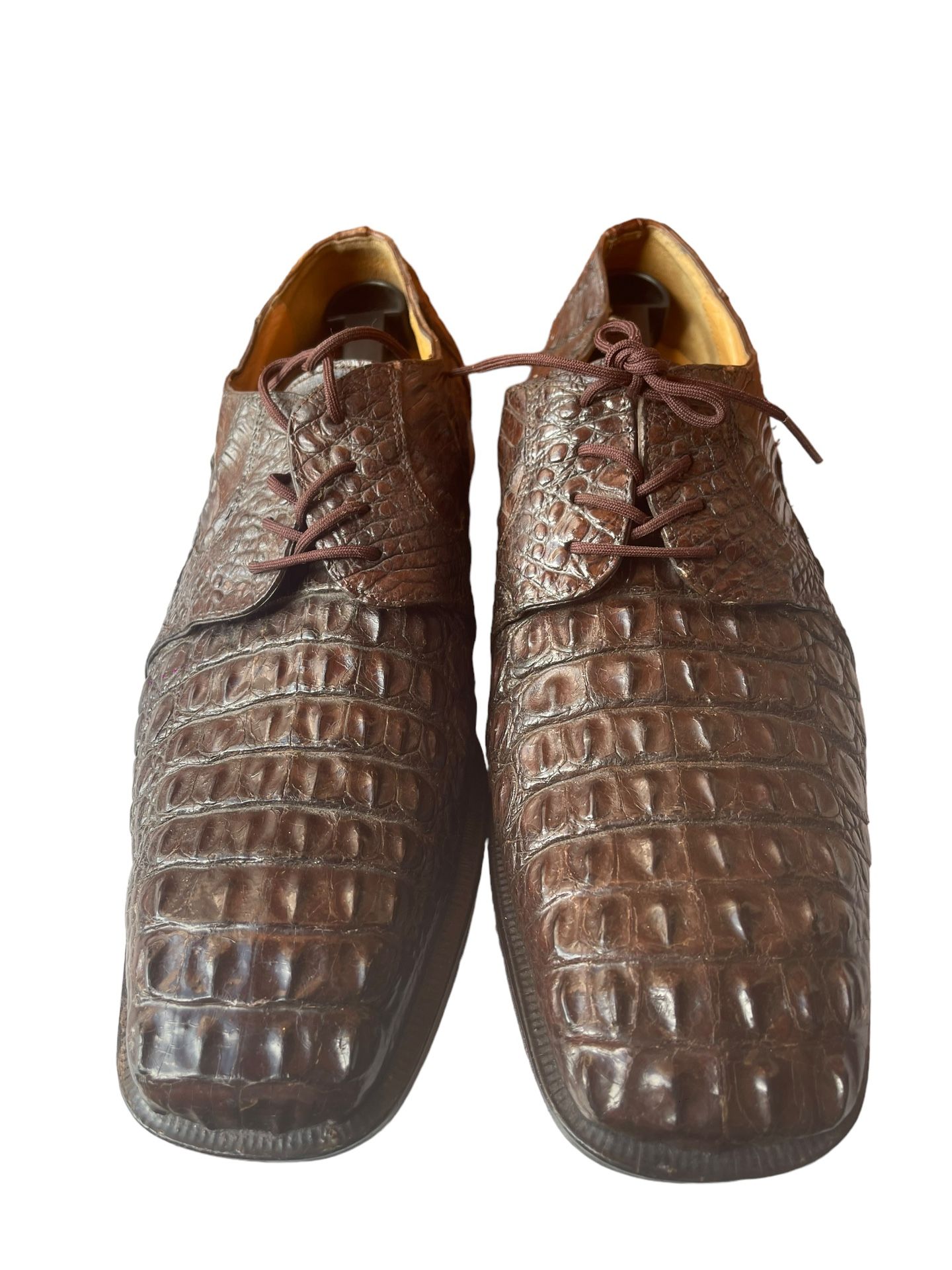Slick exotica alligator shoes deals