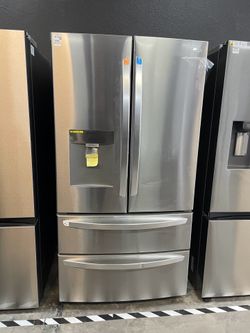 LG 4 Door Refrigerator In Stainless Steel