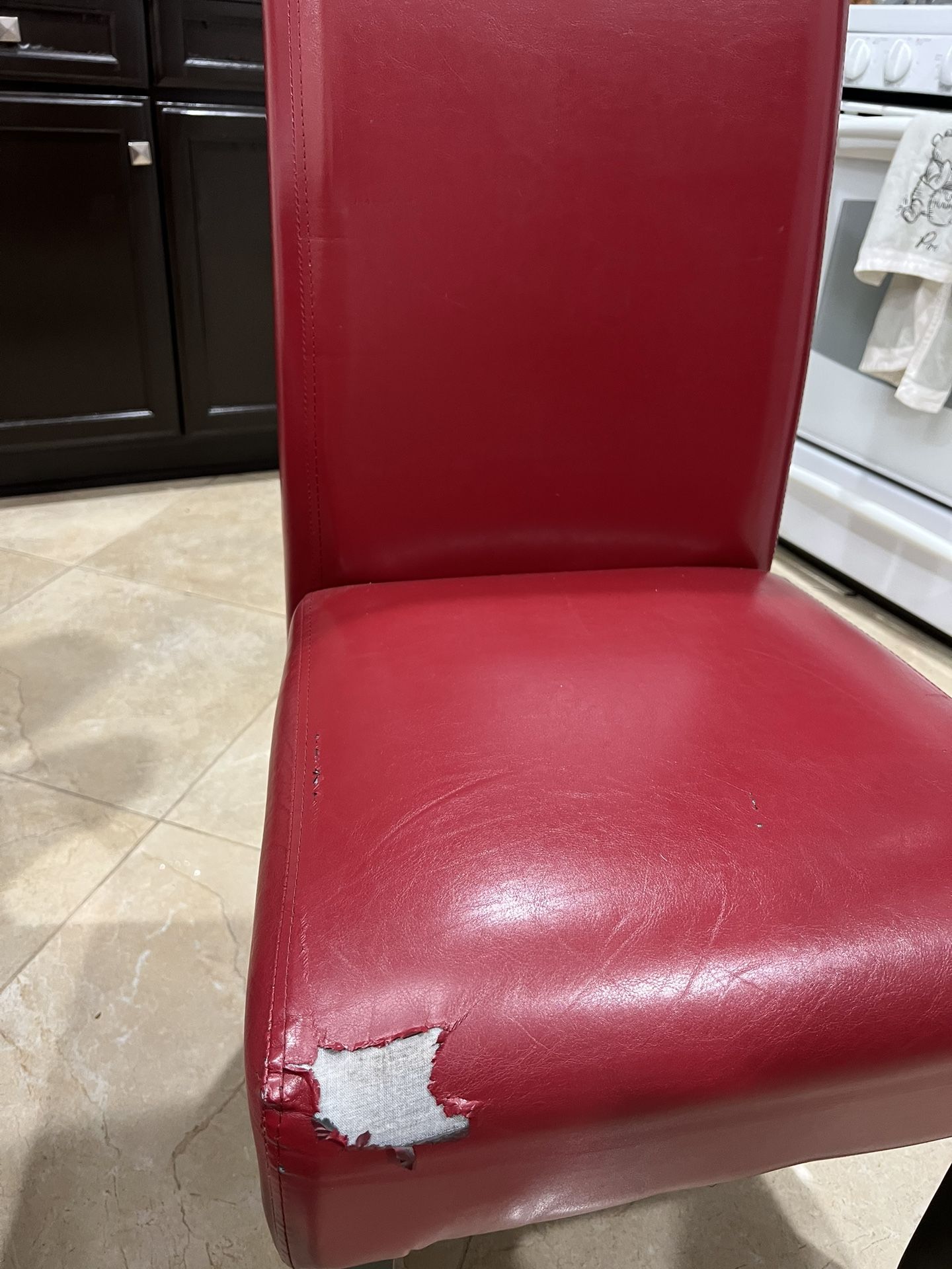 Dinning Set Black Table & Red Chairs for Sale in Temple City, CA