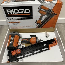 RIDGIDPneumatic 21-Degree 3-1/2 in. Round Head Framing Nailer