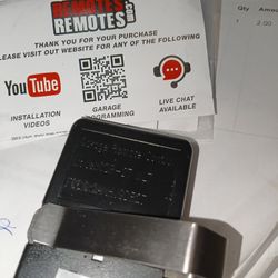 Garage Door Opener Remote With battery and clip