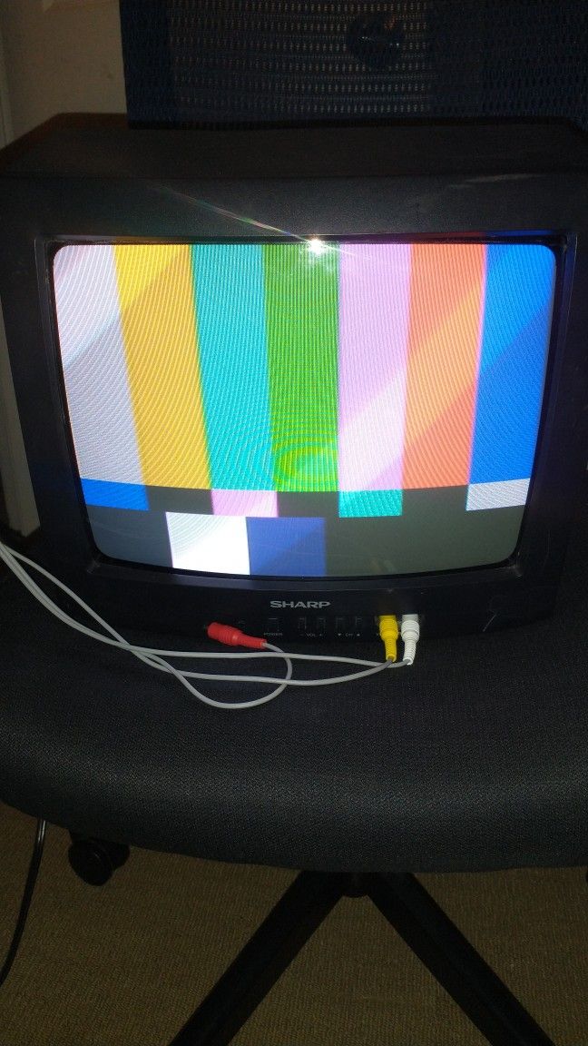 13" Sharp CRT TV w/ remote