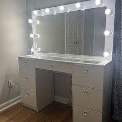 Vanity With Mirror