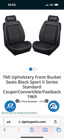 Seats Cover  For Coupe/convertible 1969 New 