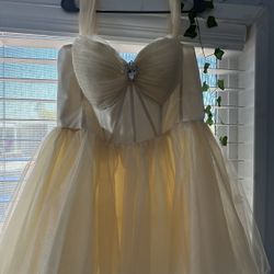 Beige Dress Like New