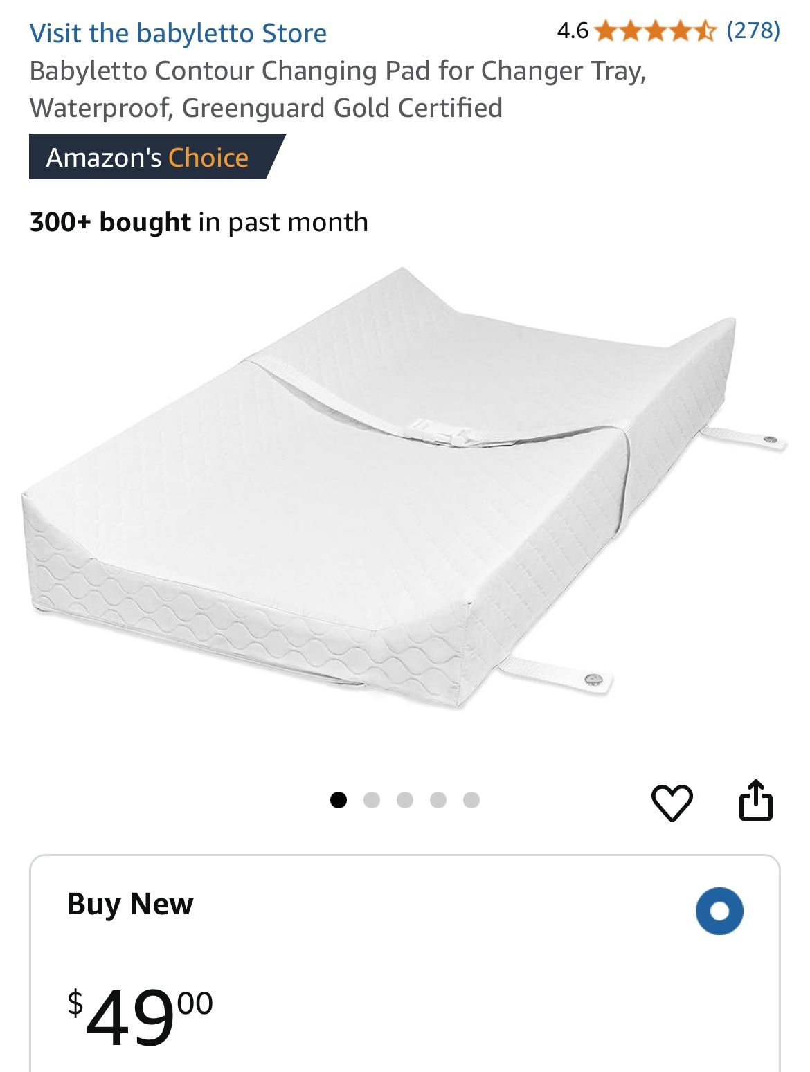 Babyletto Contour Changing Pad