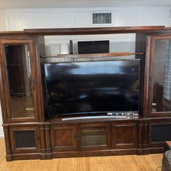 Vintage Cherrywood Entertainment TV Unit  