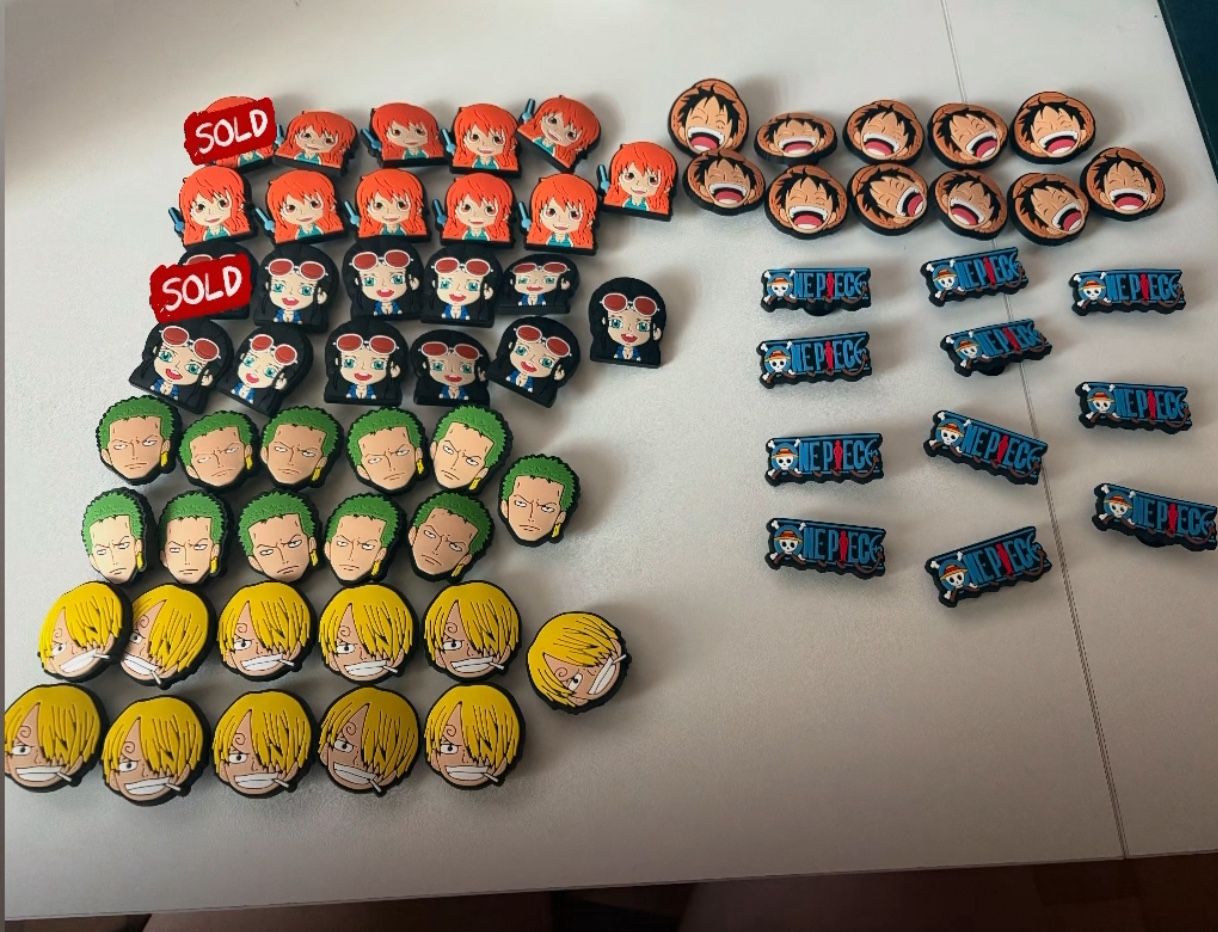 One Piece Croc Charms $3 Each