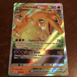 Charizard Vstar 19/159 Holo Ultra Rare Pokemon Crown Zenith NM/M Never Played