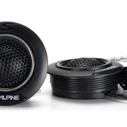 Alpine S2-S10TW S-Series 1" cloth dome tweeters