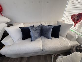 White couch