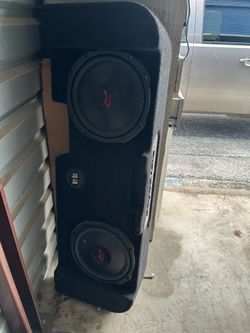 Alpine R-Series Shallow Subwoofers custom built box