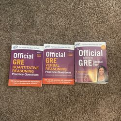Official GRE Test books