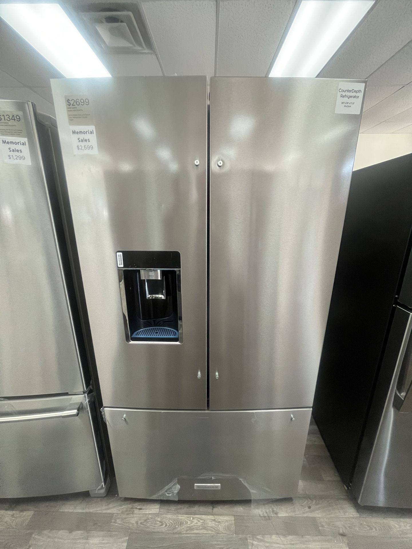 Only $2599 Through Memorial Day Kitchenaide Counter Depth French Door Refrigerator
