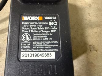 OEM WORX WA3732 Battery Charger