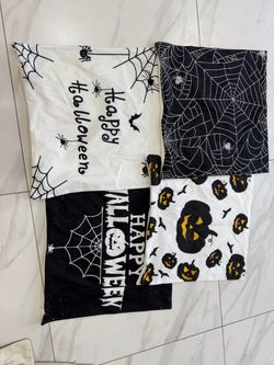 4 Cubre Cojines De Halloween 👻