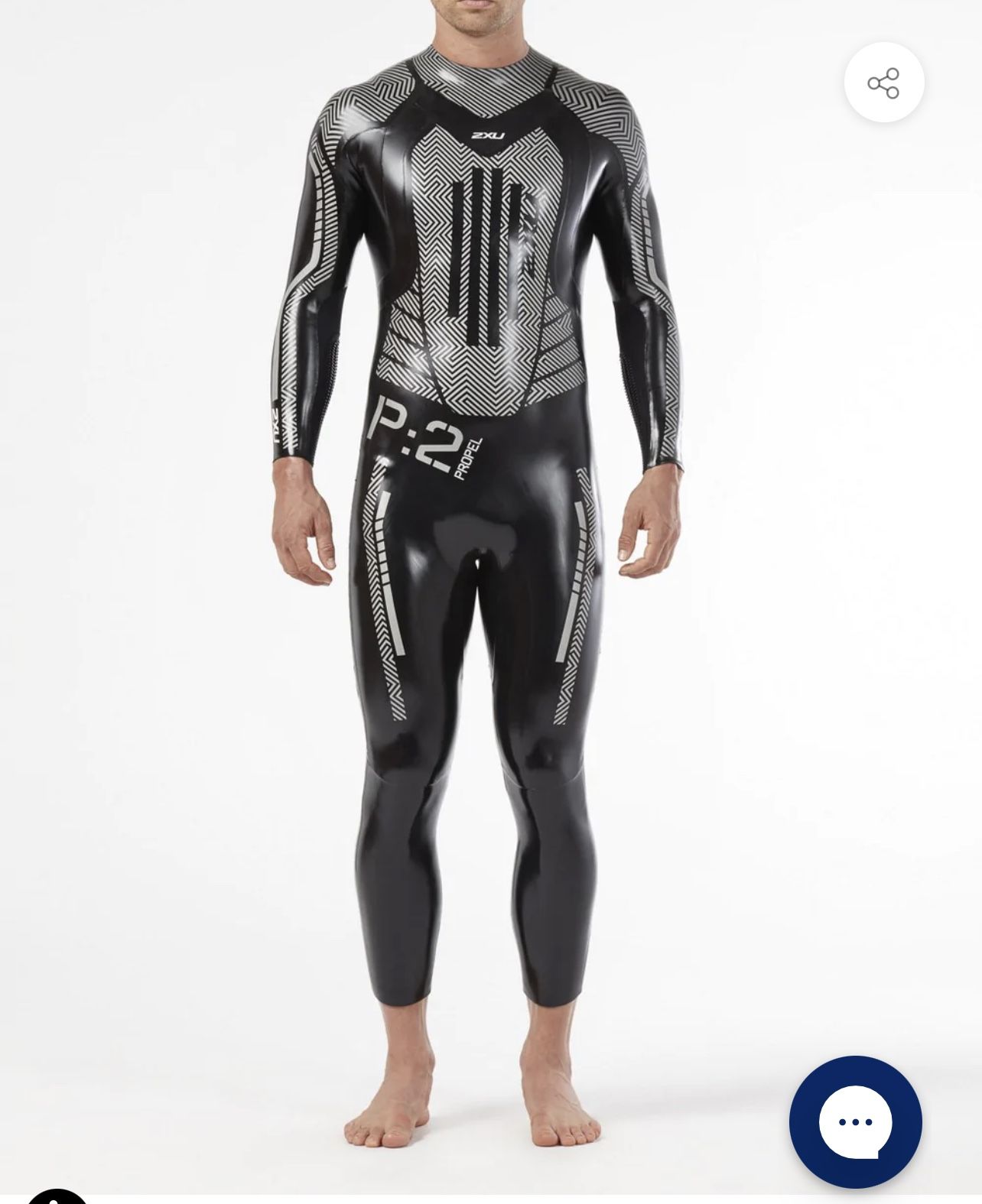 Propel:2 Wetsuit Men’s Large -Blk/Sil