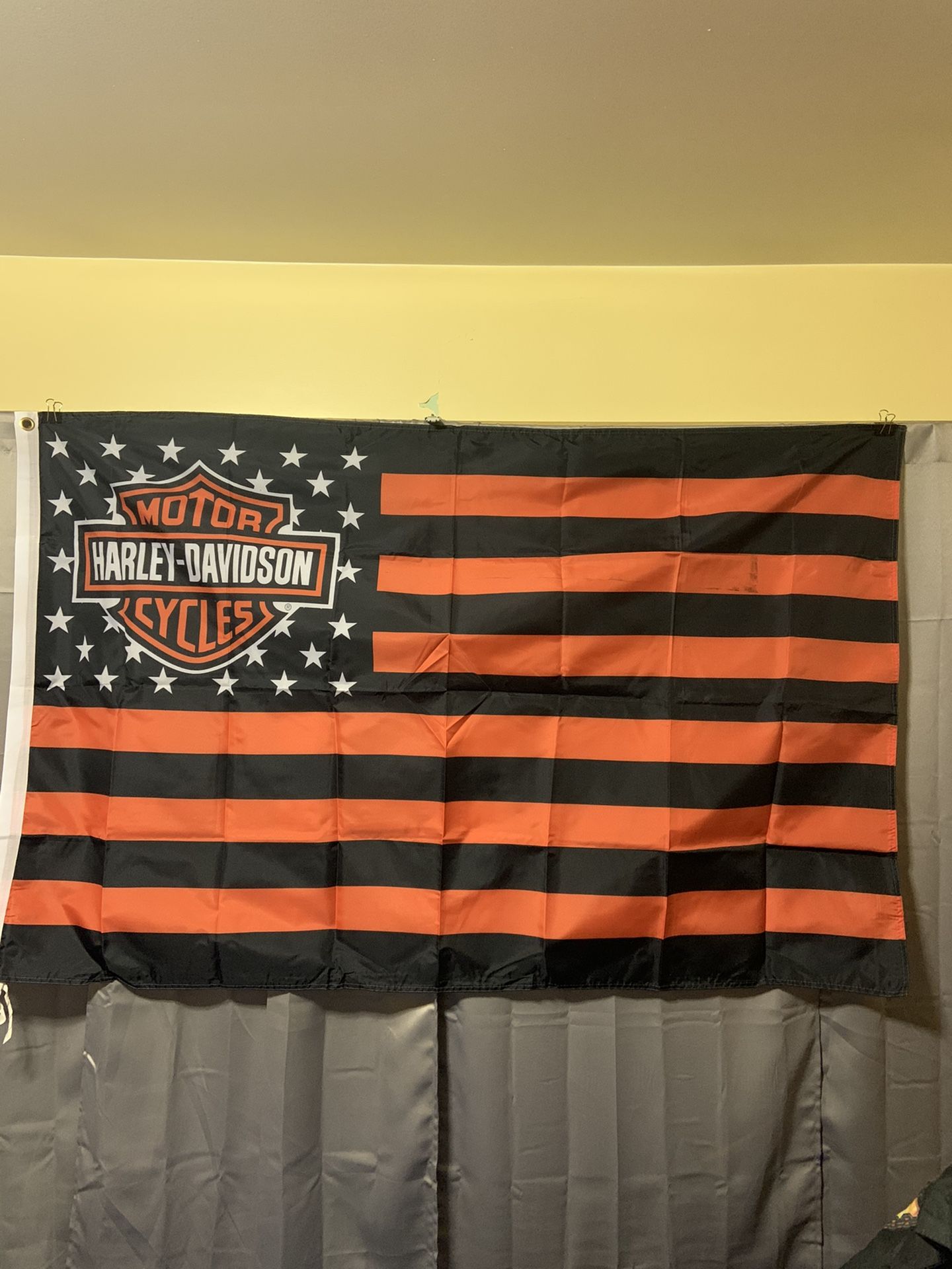 Harley Davidson Stars & Stripes Wall Hanging