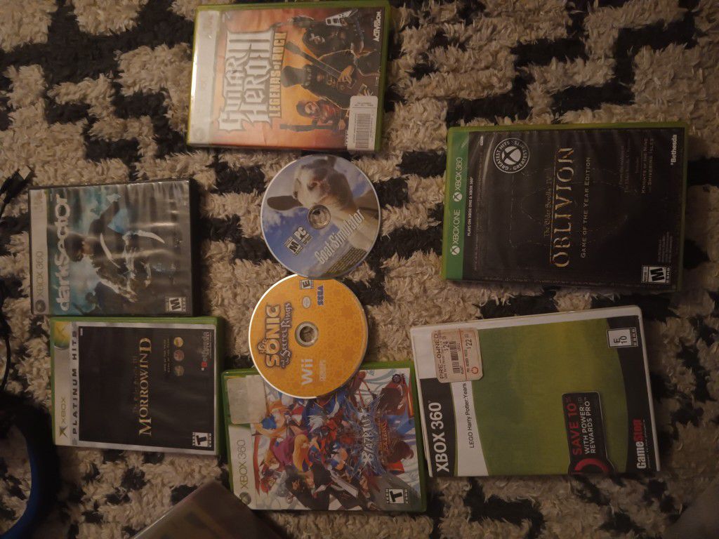 Xbox 360 And Wii Game Lot