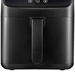 COMFEE' 5.8Qt Digital Air Fryer, Toaster Oven & Oilless Cooker, 1700W with 8 Preset Functions, LED Touchscreen, Shake Reminder, Non-stick Detachable B